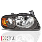 Passenger Right Side Headlight for Nissan Sentra (2004–2006) NI2503151 Black