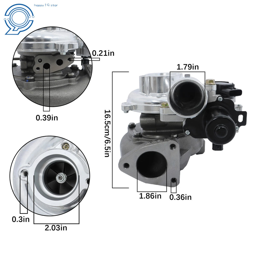 Turbocharger for Toyota Hiace (2007-Present)