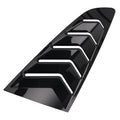Painted Side Window Louvers for Ford Mustang Coupe (2015–2022) Gloss Black
