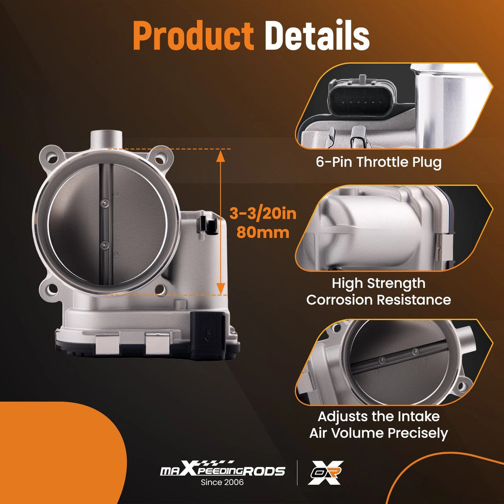 Throttle Body for Ford F-150 F-250 V8 (2015–2019)