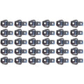 Set of 4 Bolt On D Ring Tie Down Straps for Flatbed Trailers (30 3/8")