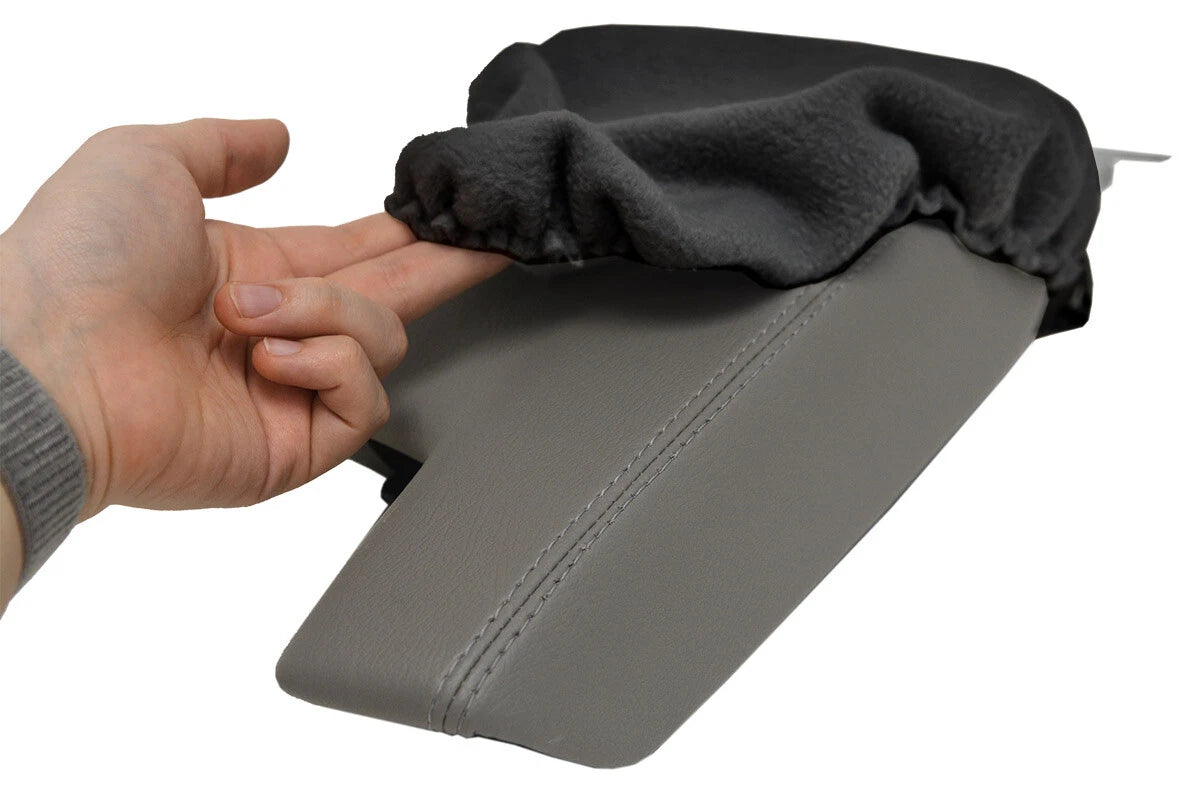 Fleece Console Lid Armrest Cover for Subaru Impreza (2017–2020) Black