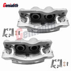 Pair Front Brake Calipers w/ Bracket for Chevrolet Silverado GMC Sierra
