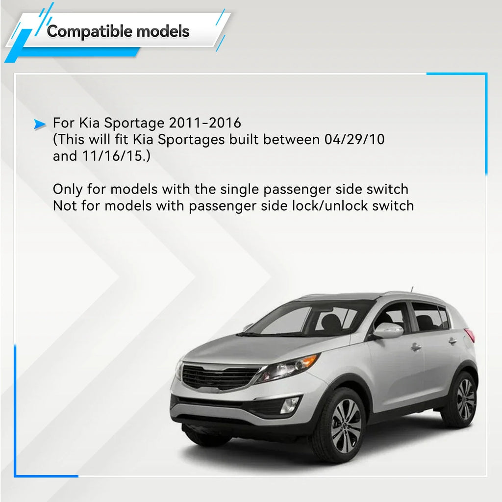 Power Window Switch Button for Kia Sportage (2011–2016)