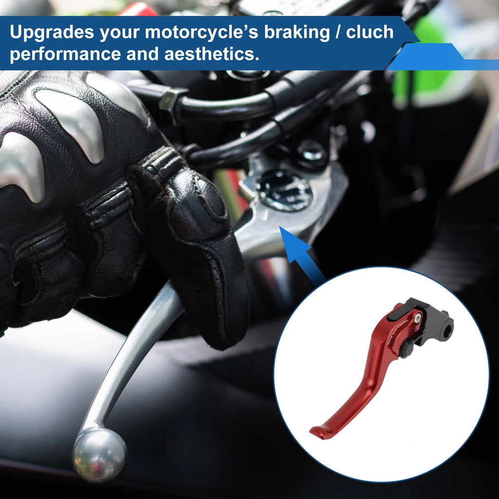 Adjustable Short Brake Clutch Lever Set for Honda Monkey 125 (2019–2024) Red