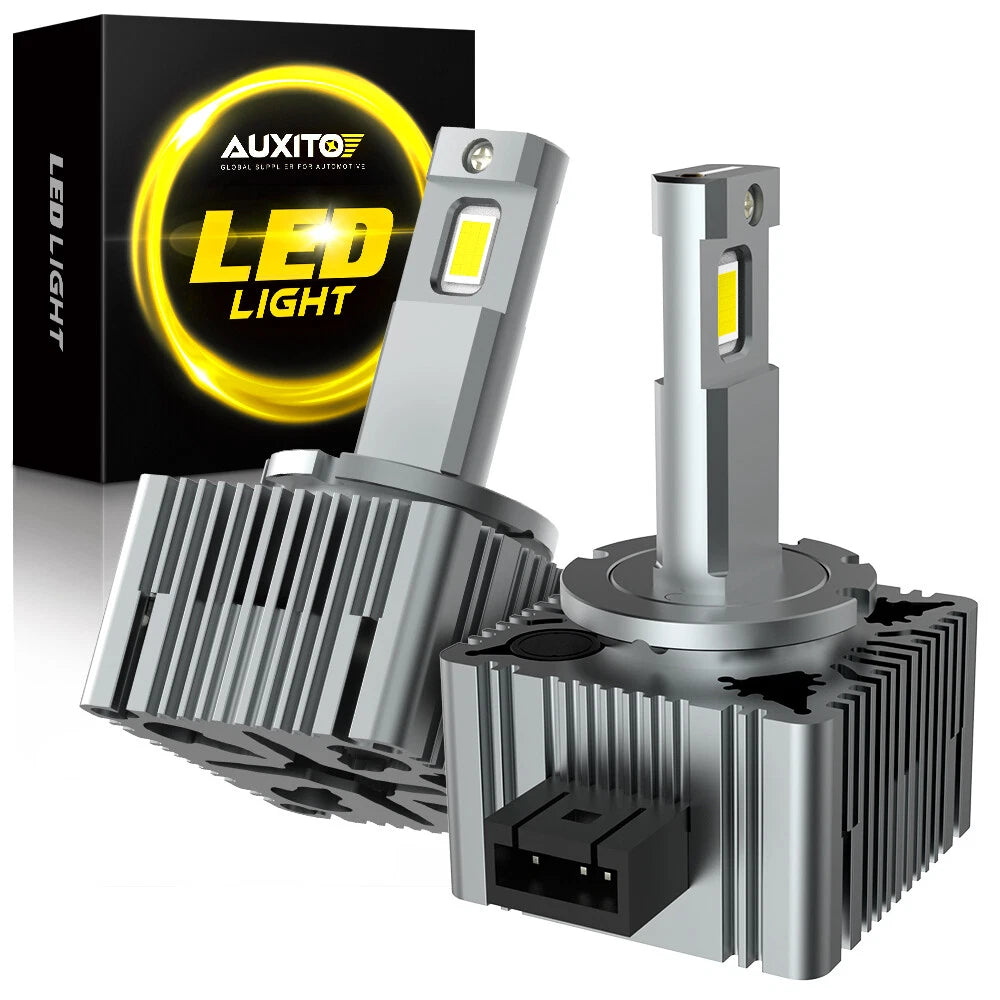 2pc AUXITO LED Headlight Bulbs D3S D3R 114W 6500K for