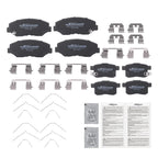 Set of 4 Ceramic Brake Pads for Honda Accord (2008–2017) D914 D1451