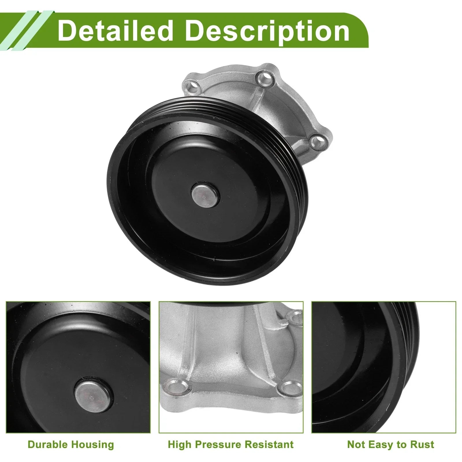 Engine Water Pump for Chevrolet Aveo (2006-2016) Cooling System Replacement