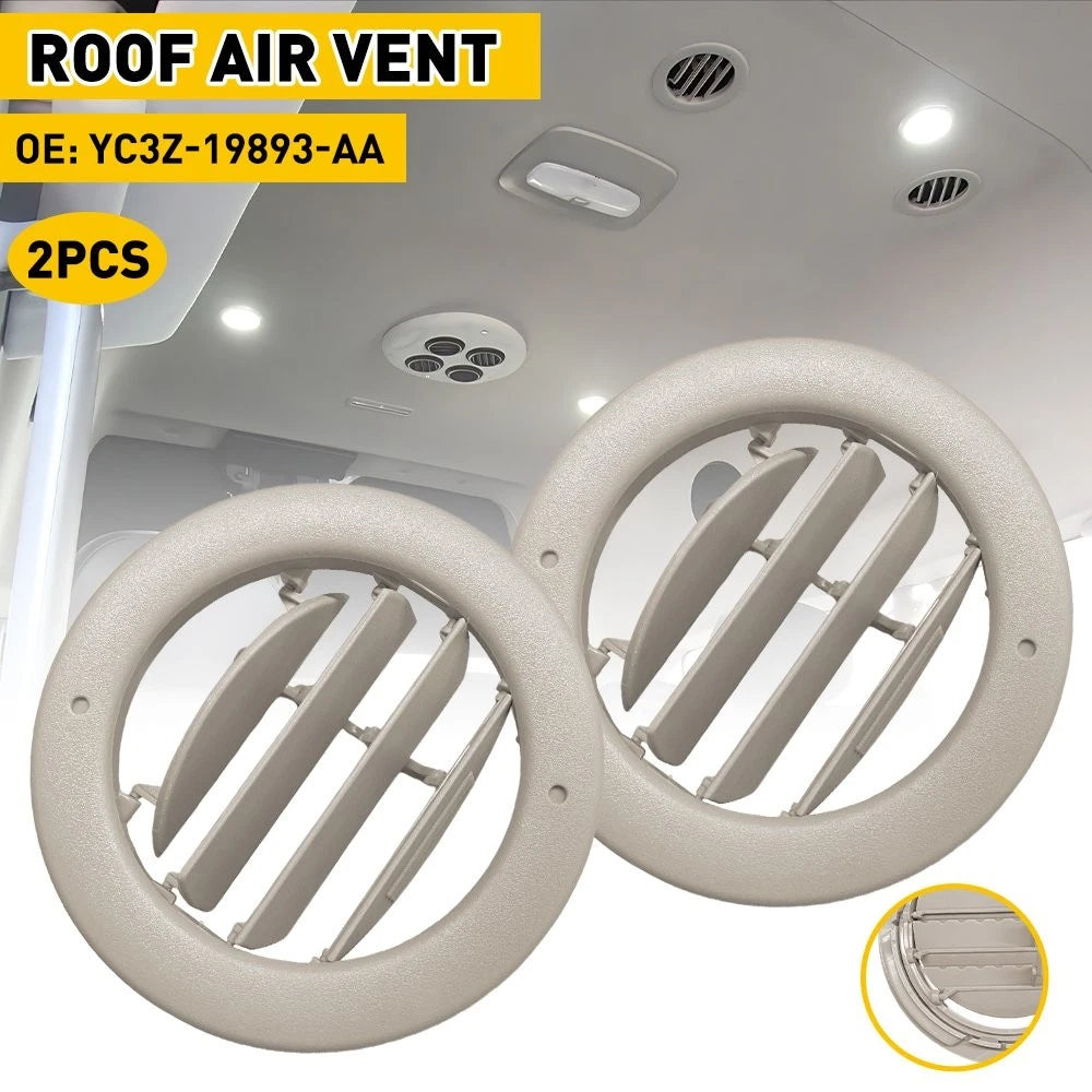 2Pcs Roof Air Vent Louvre for Ford Transit (2015–2025)