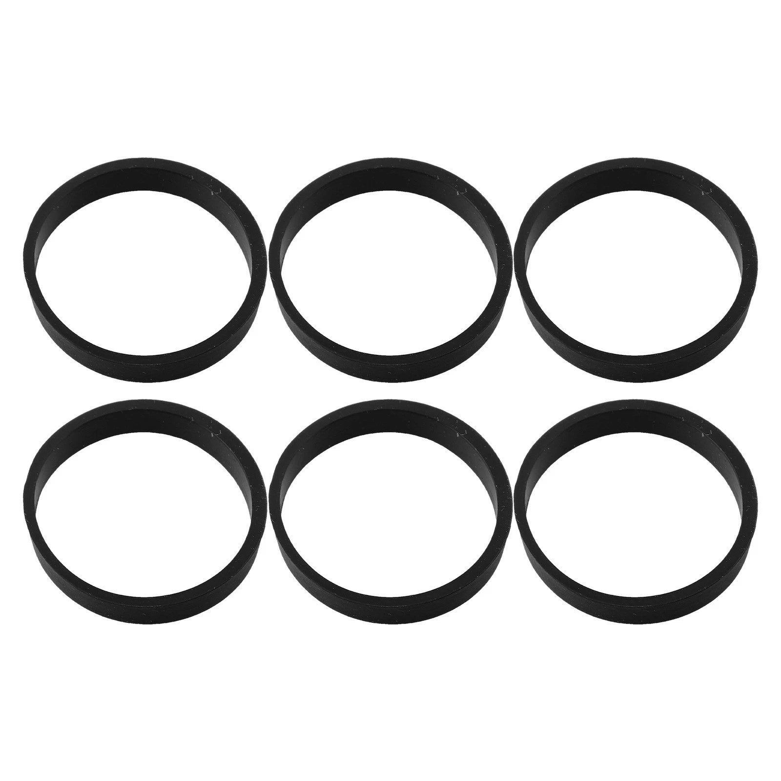 Set of 6 Rubber Washers for Plumbing Sink Pipe Fittings (40mm)