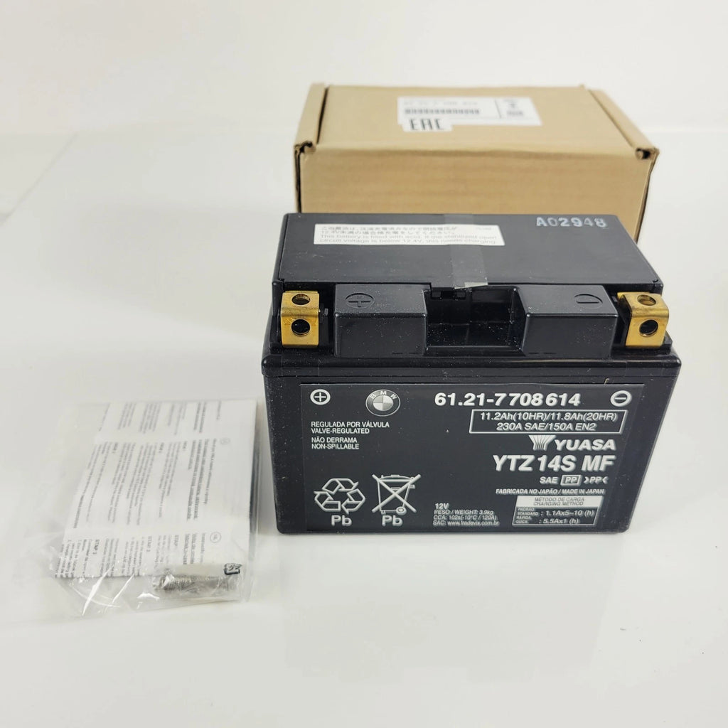 AGM Battery 12V 12Ah for BMW Motorcycle R1200GS (OEM 61217708614 / 12V12AS)
