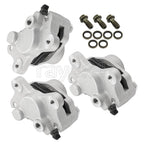Front Rear Brake Calipers & Pads for Arctic Cat Bearcat 454 (1996–1998) 375 (2002)