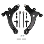 Set of 8 Front Lower Control Arms Sway Bar Tie Rods for Chevy Impala (2000-2013)