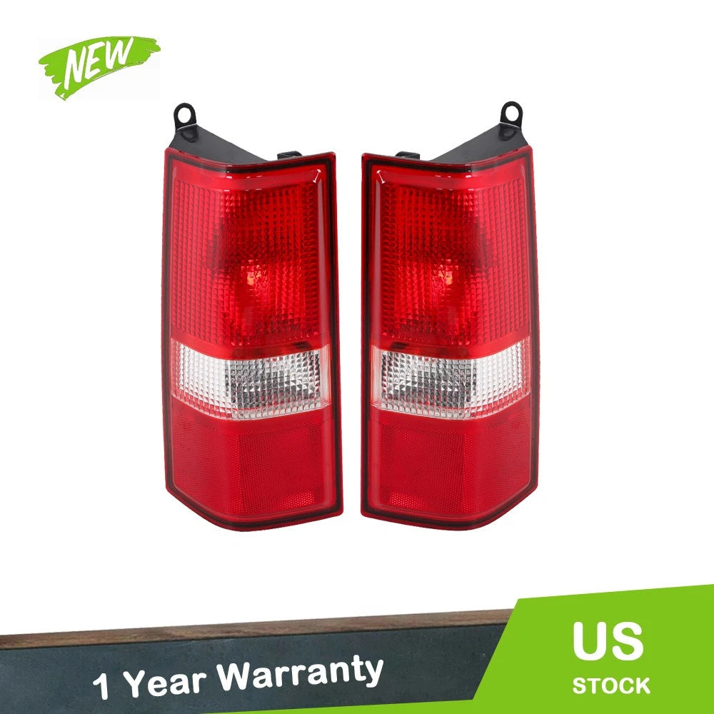Tail Lights for Chevrolet Express/GMC Savana (2003–2023) Halogen Red Pair