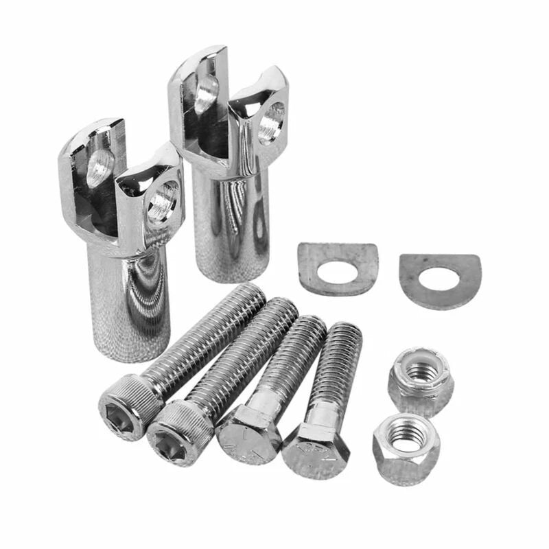 Pegstreamliner Passenger Footpegs Support Mount for Harley Softail (2000–2006) Chrome