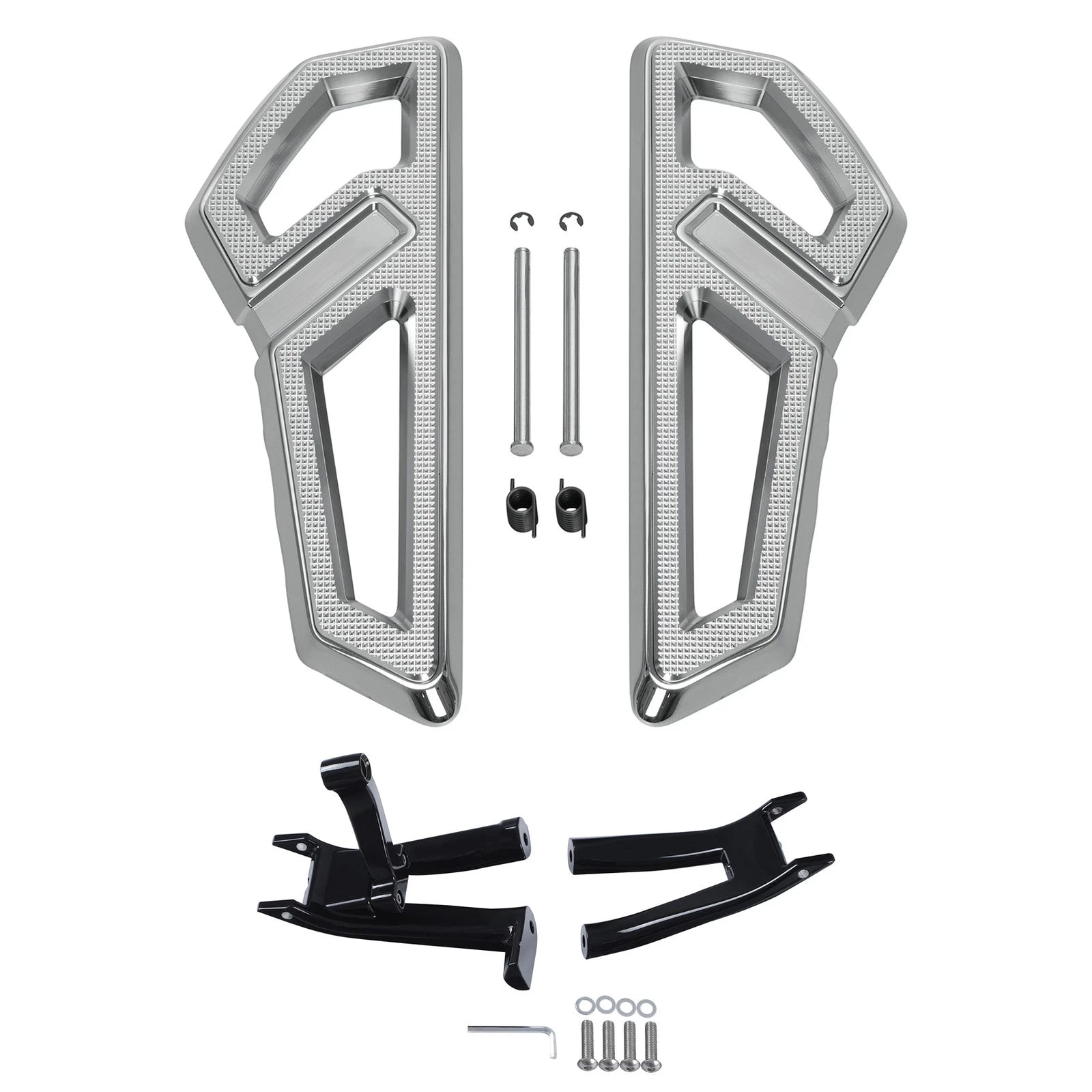 Driver Rider Footboards & Mount Bracket for Harley Softail FLSL FLHC (2018–2025)