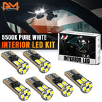 LED Dome License Plate Map Light Bulb Kit for Honda CR-V (2012–2016) 6 Pcs