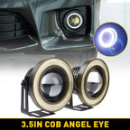 2X 3.5 Inch Round LED Fog Driving Light Spot Lamp for