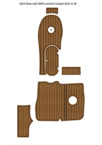 Cockpit Mat for Starcraft 2000 Limited (2019) - EVA Foam Teak Decking Pad