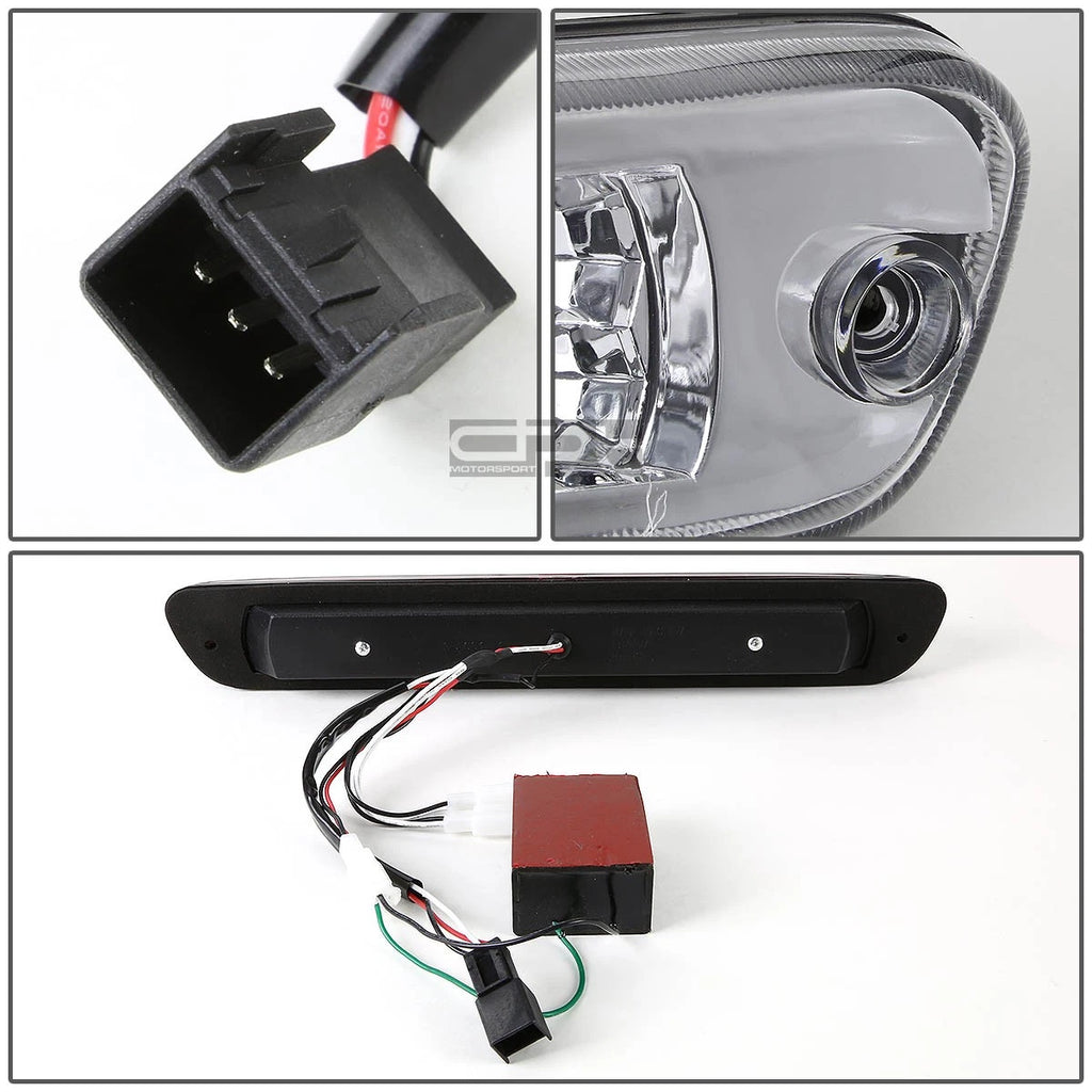 Dual Row LED Third Brake Light for Chevy Colorado (2004–2012) Chrome