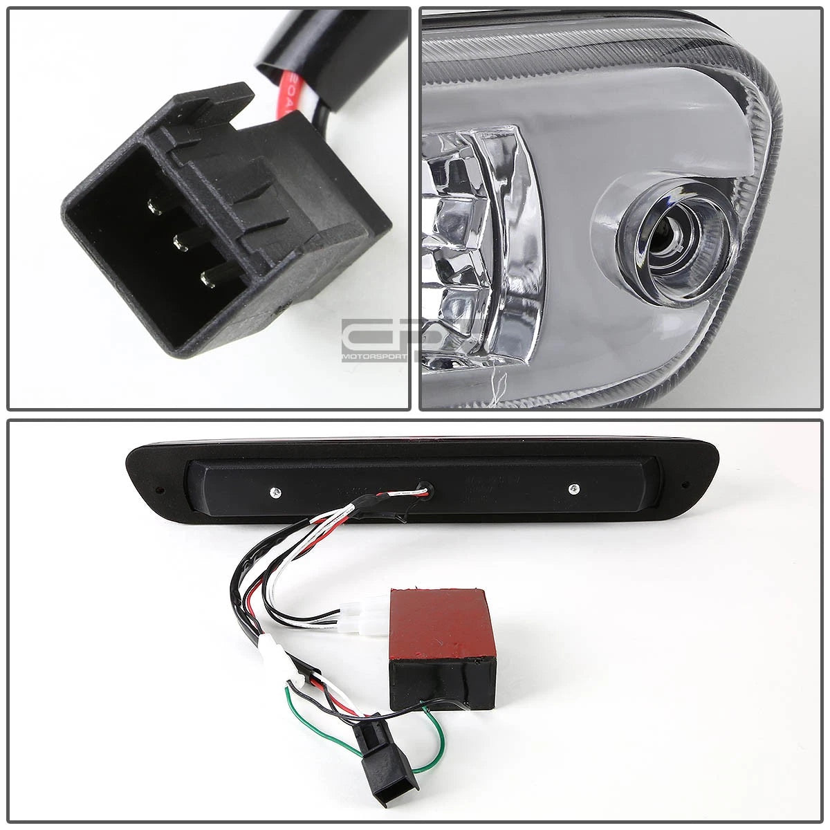 Dual Row LED Third Brake Light for Chevy Colorado (2004–2012) Chrome