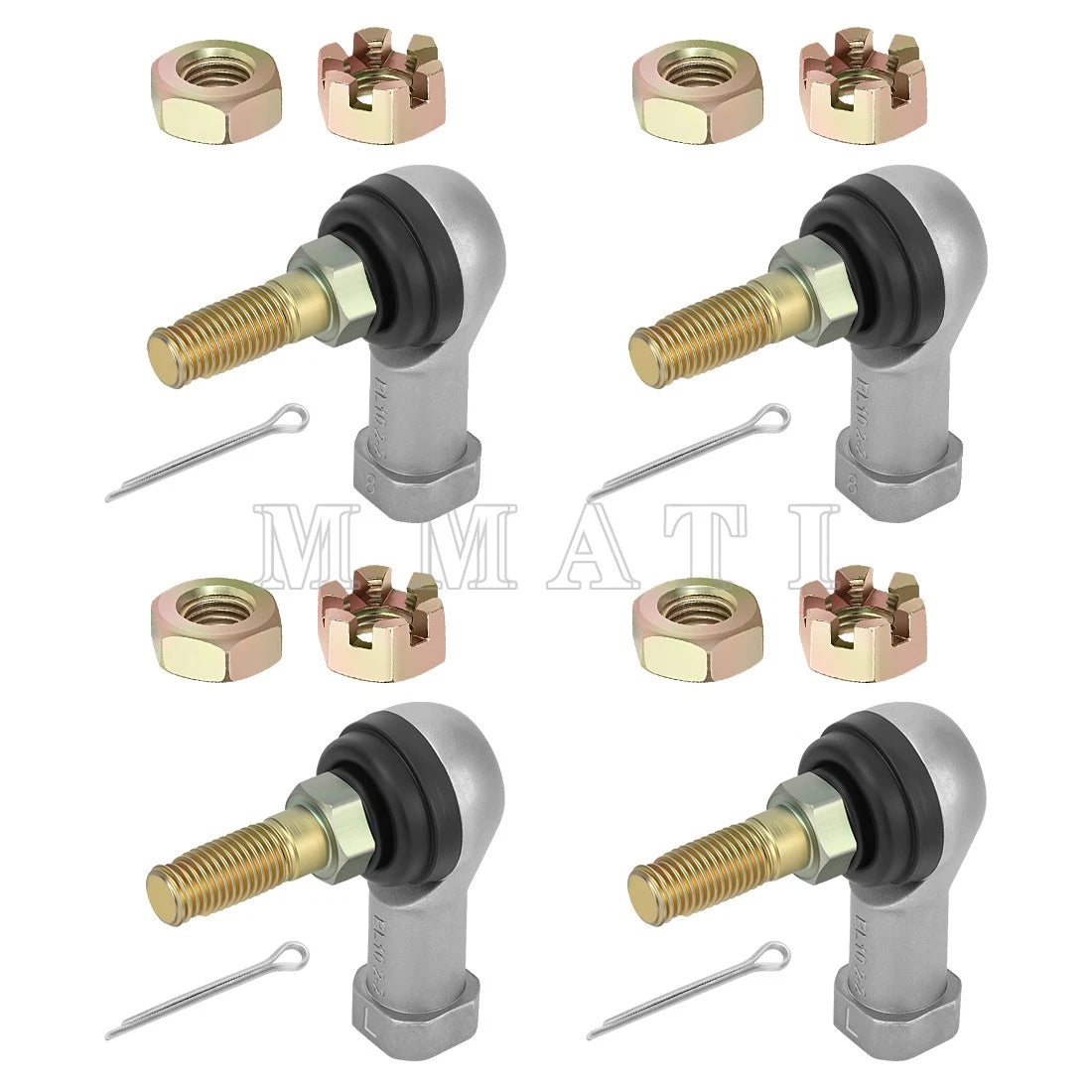 2X Tie Rod End for Polaris Trail Boss 250, 250R, Big Boss, Trail Blazer 250 (1990–1999)