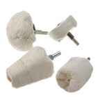 4X Complete Pad Drill Polishing Kit for Motorcycle Wheels and Manifolds