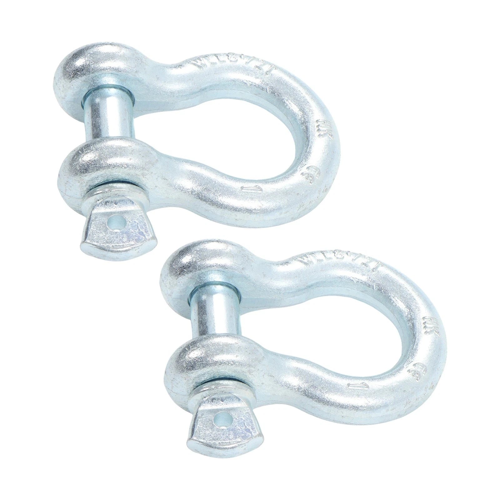 Pack of 2 Bow Shackle 1" D-Ring WLL 8.5 Tons 18700 lbs Heavy Duty