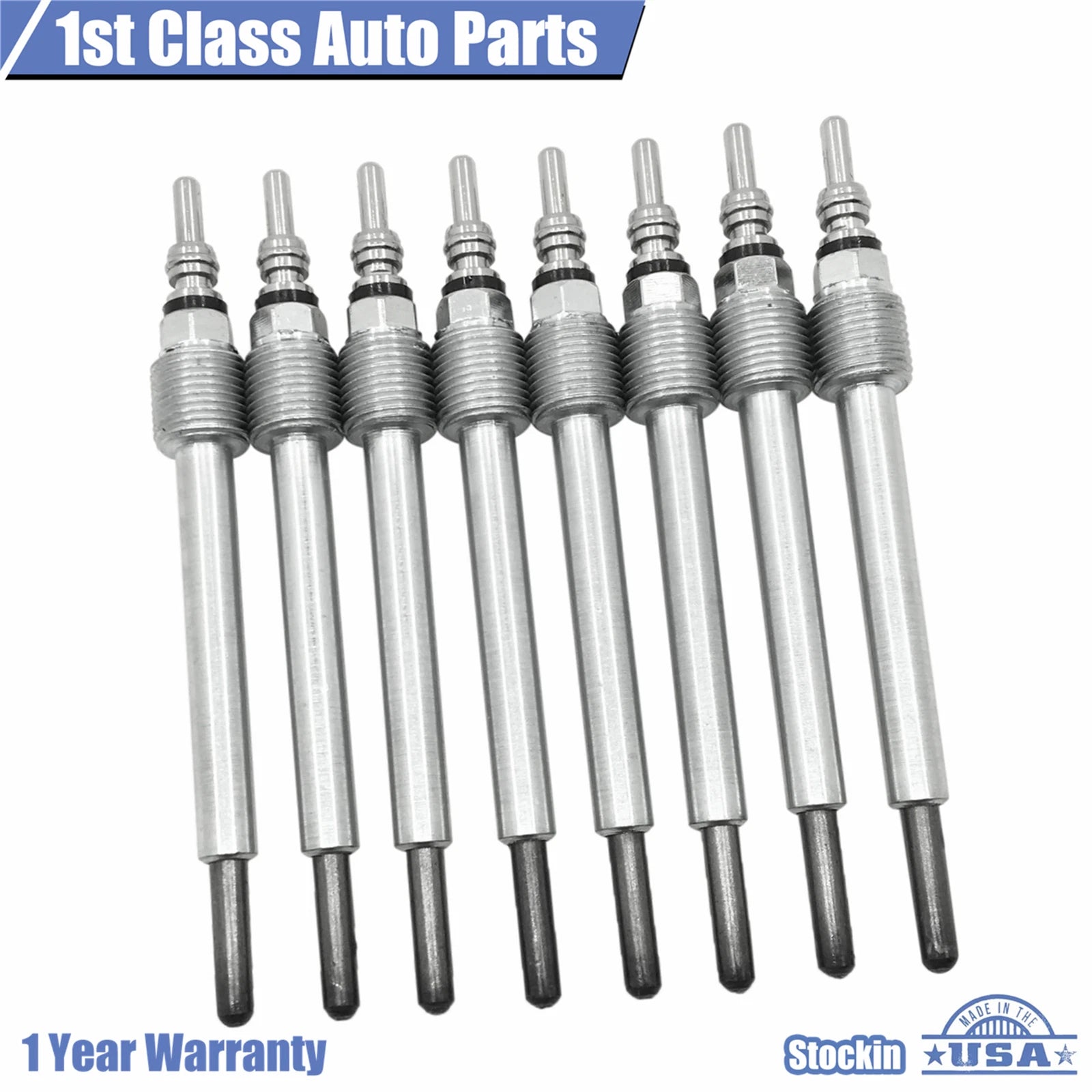 8X Diesel Glow Plug Kit for Ford Powerstroke (2003-2010)