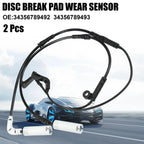 2X Brake Pad Wear Sensor for BMW M6 (2006–2010) 34356789492