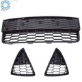 Set of 3 Honeycomb Mesh Lower Grilles for Ford Focus S/SE (2012–2014)