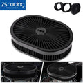 12" Oval Super Flow Air Cleaner for Ford (SBC)