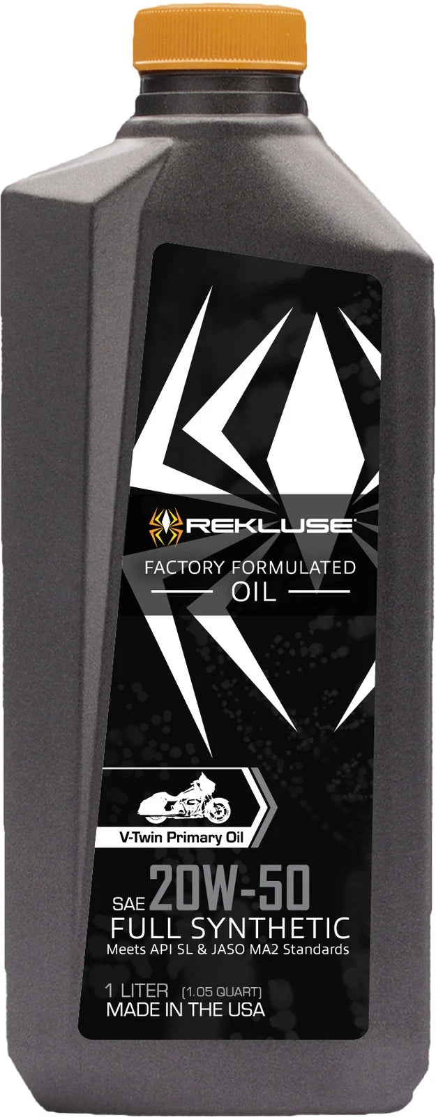 Rekluse Racing 20W-50 Full Synthetic Oil for Harley V-Twin Models (1L)