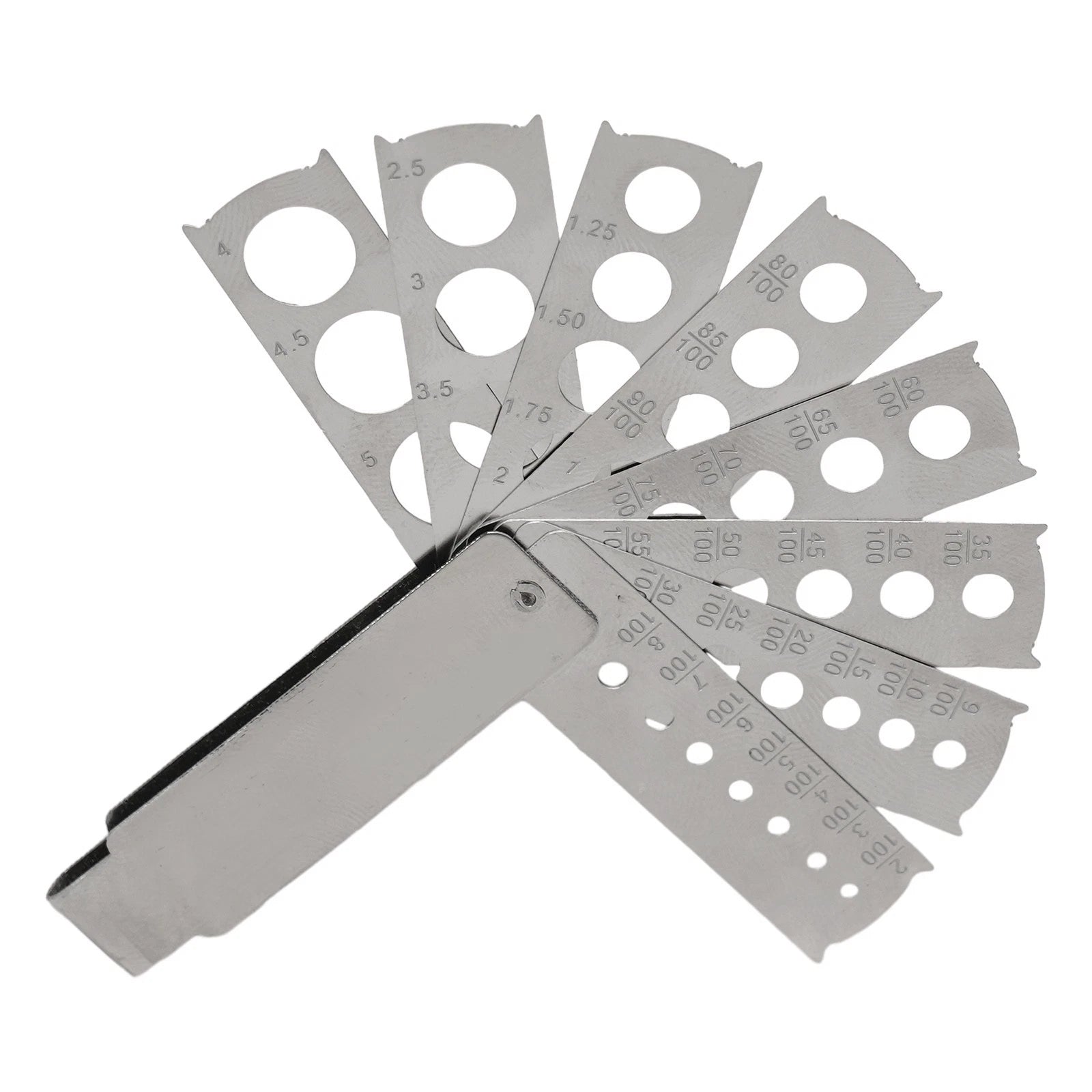 Jewelry Measuring Tool - Compact & Foldable, Stainless Steel