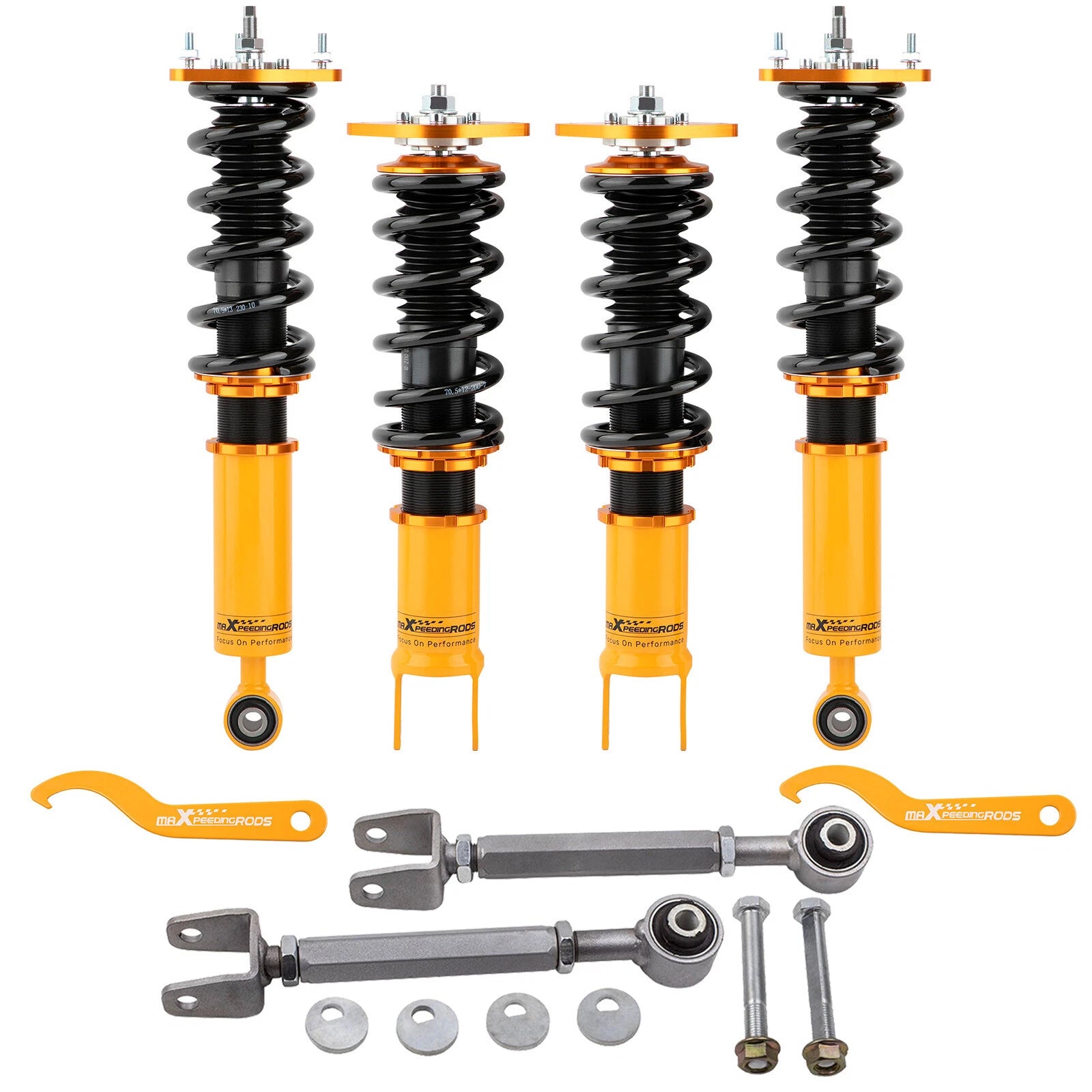 Adjustable Coilovers & Rear Camber Arms Kit for Infiniti G37 (2008–2013)