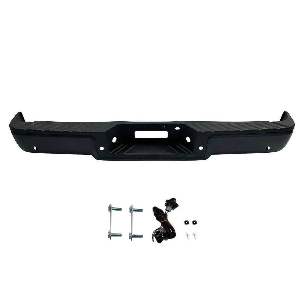 Rear Step Bumper Assembly for Ford F-150 (2006–2008) W/ Park Holes, Black