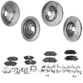Brake Disc Rotors and Pads Kit for Subaru Legacy (2005–2009)