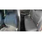 Set of 2 Gray Synthetic Leather Seat Covers for Toyota Prius (2010–2015)