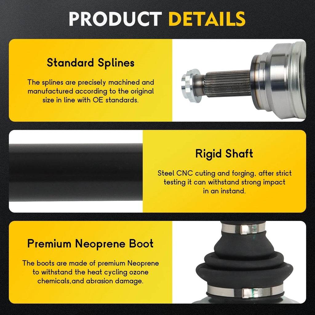 CV Axle Shaft Assembly for BMW X5 X6 (2010–2019)