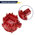Ignition Distributor Cap Set for Chevy Ford 