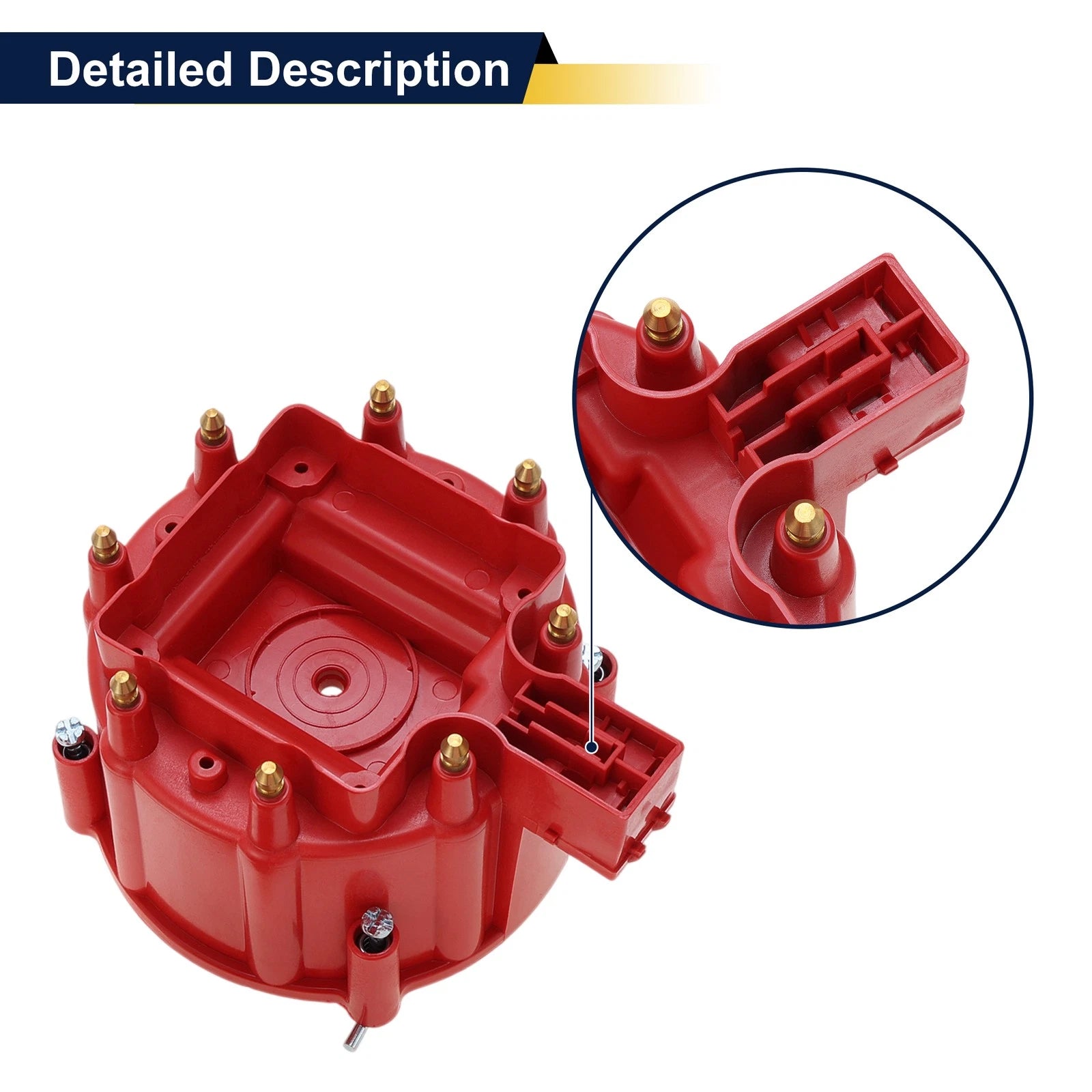 Ignition Distributor Cap Set for Chevy Ford 