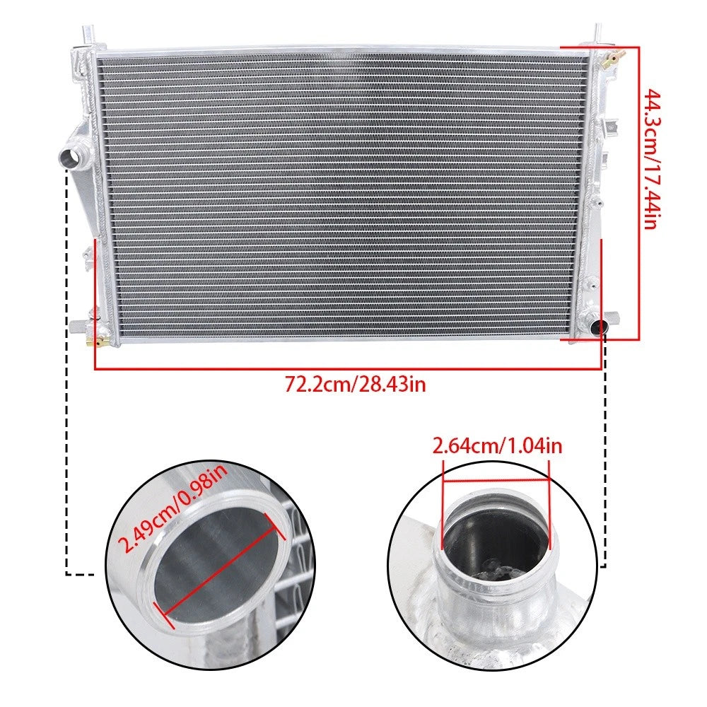 3 Row Aluminum Radiator for Chrysler 200 3.6L (2015-2017)