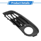 1 Pc Car Front Left Fog Light Grill for BMW 5 Series (2014 - 2016) Black