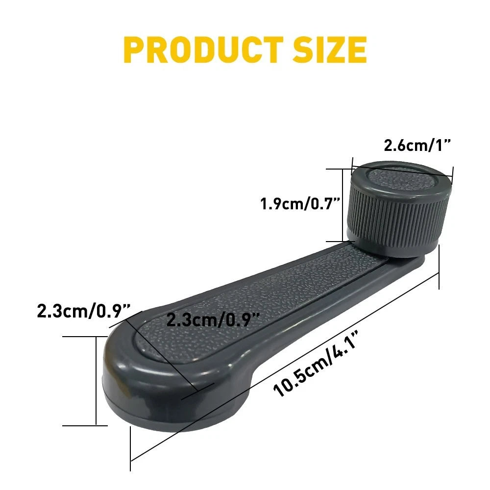 Door Window Crank Handle Pair for Toyota 4Runner, Corolla, Tacoma (1990–2023)