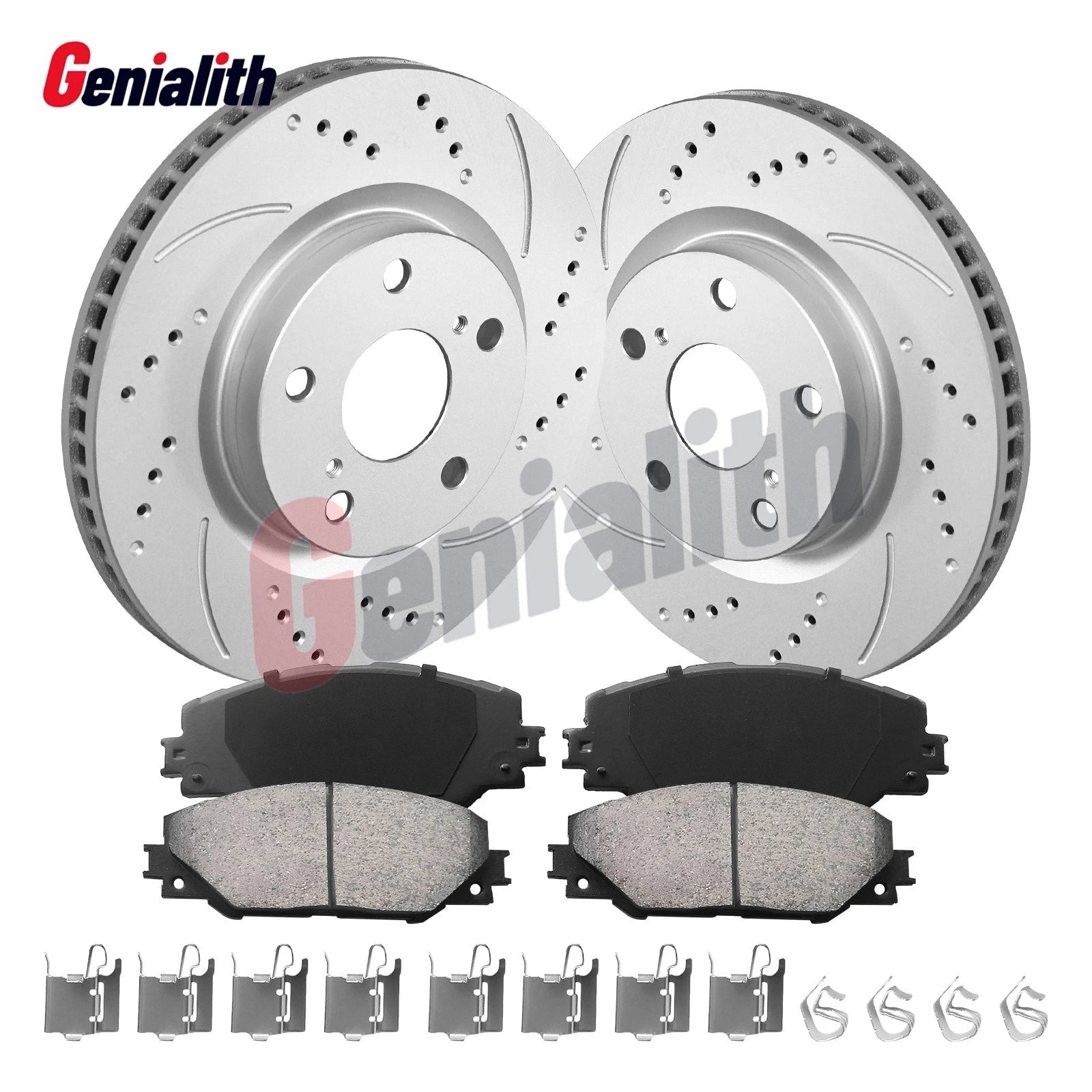 Front Disc Rotors Pad Kit for Toyota Matrix (2009–2013) RAV4 (2006–2018)