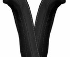 Set of 4 Leather Door Armrest Panel Covers for BMW E28 (1982–1988) Gray Stitch