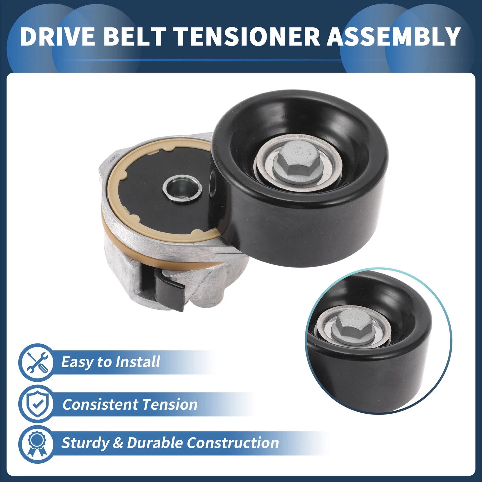 Belt Tensioner for Toyota Tundra (2006–2015) No. 166200S012 Metal