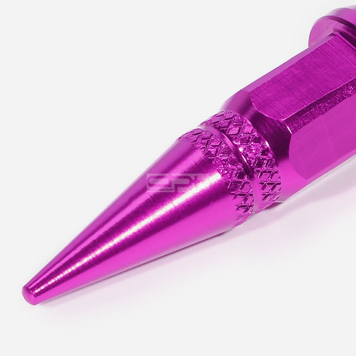 Set of 4 Purple Spiky Tire Rim Air Valve Caps for Universal Fit