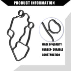 Set of 1 Oil Cooler Gasket for Audi A3 2.0L (2006–2008) 06D117070/06F115441 Rubber