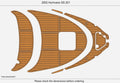 EVA Foam Teak Deck Flooring Mat for Hurricane GS201 SP (2002)